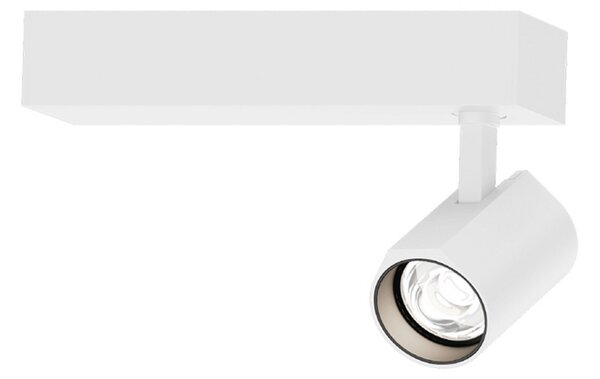 Wever & Ducré Lighting WEVER DUCRÉ LED-stropni reflektor Ceno, bel, 2.700 K, 1-žarčni, zatemnjen, Bela, Dnevna soba / jedilnica, Aluminij, Sodobni