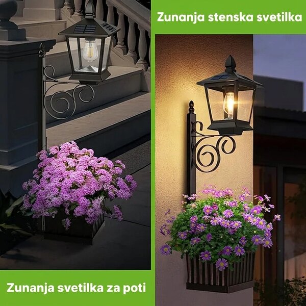 Bloomlamp™ Cvetlični Lonec S Solarno Svetilko