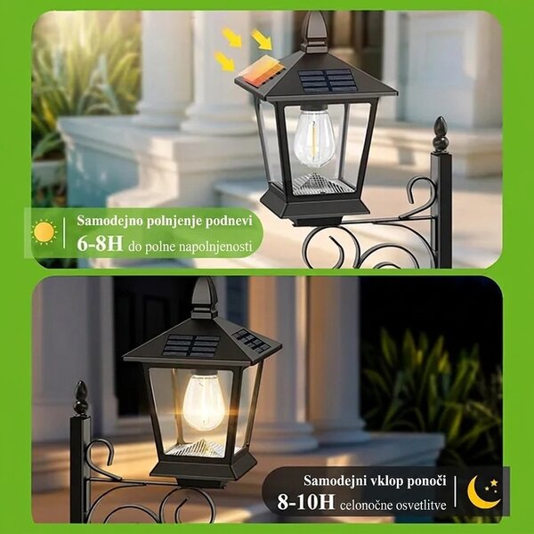Bloomlamp™ Cvetlični Lonec S Solarno Svetilko