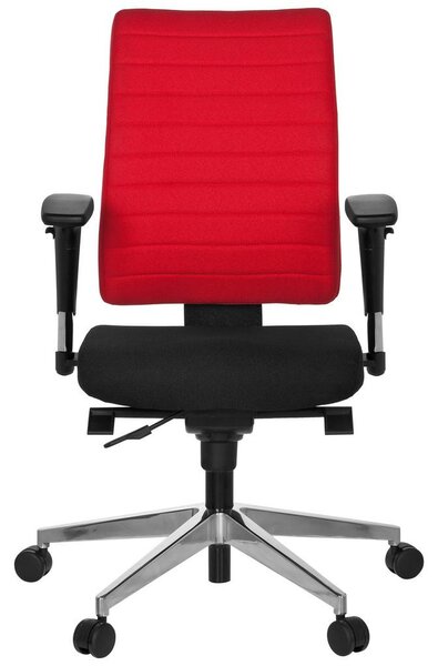 MID.YOU Pisarniški Stol Pro-tec 350, Črna, Rdeča