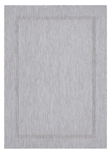 Novel Ravno Tkana Preproga Relax, Srebrna, 60x100cm