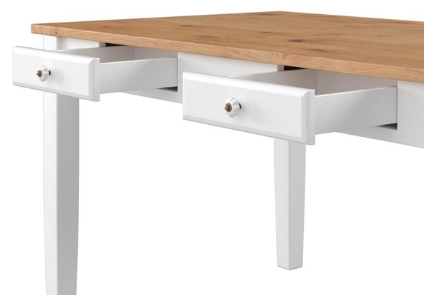 Bessagi Home Jedilna Miza Camden, Bela, Barve Bora, 160x90