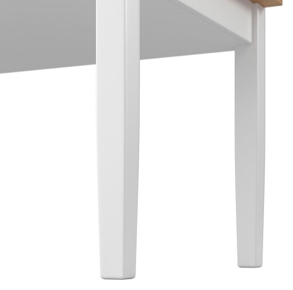 Bessagi Home Jedilna Miza Camden, Bela, Barve Bora, 160x90