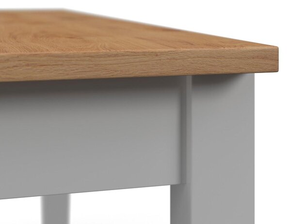 Bessagi Home Jedilna Miza Camden, Bela, Barve Bora, 140x90
