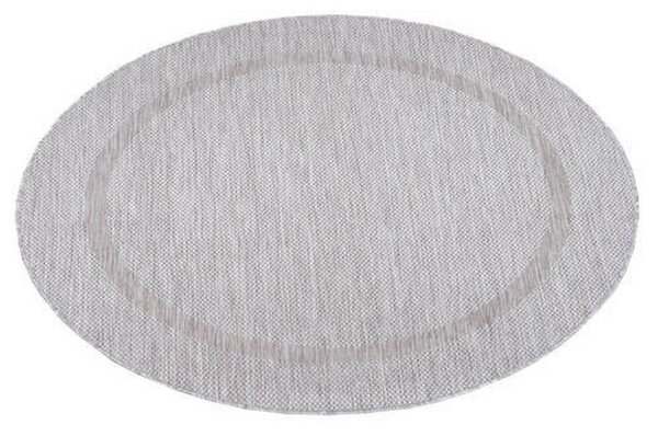 Novel Ravno Tkana Preproga Relax, Srebrna, 120cm