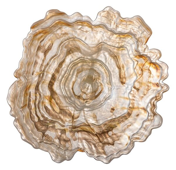 Bež steklena skleda ø 38,5 cm Asimi – Bloomingville