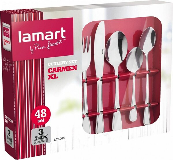 Lamart LT5006 48-delni set jedilnega pribora Carmen