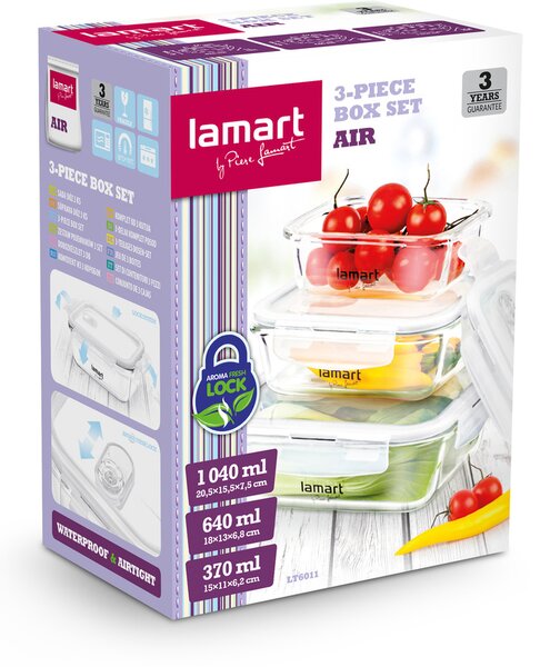 Lamart LT6011 3-delni komplet zračnih posod