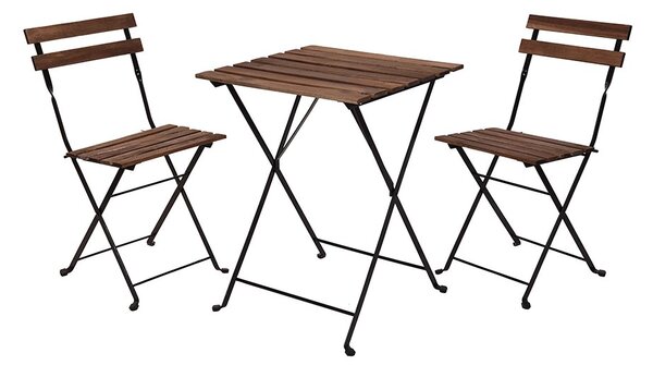 ATMOWOOD Lesena vrtna miza s stoli