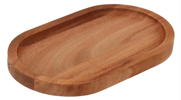 ATMOWOOD Akacijev pladenj ovalen 20 x 12 cm