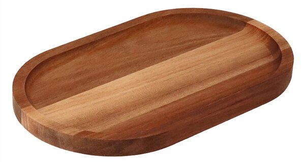 ATMOWOOD Akacijev pladenj ovalen 25 x 15 cm