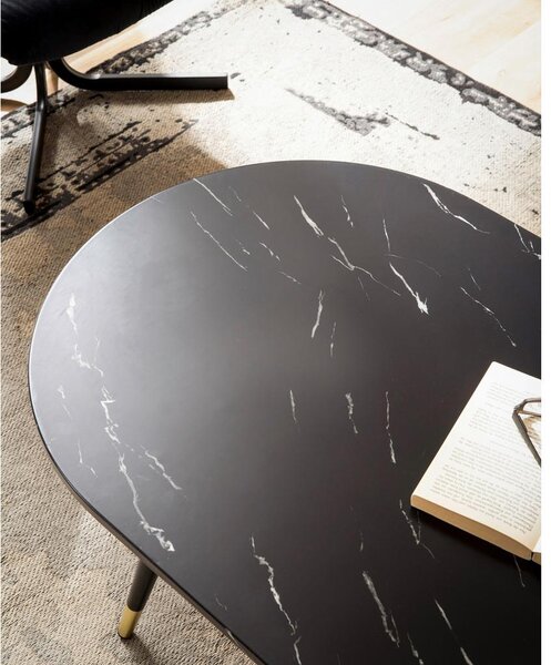 MID.YOU Klubska Miza Marble, Videz Marmorja