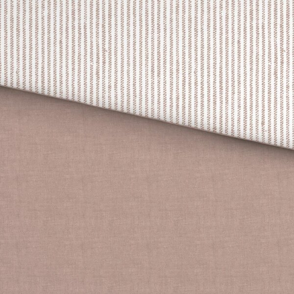 Mömax Posteljnina Chambray Stripes, Bela, Bež, 60/80, 140/200