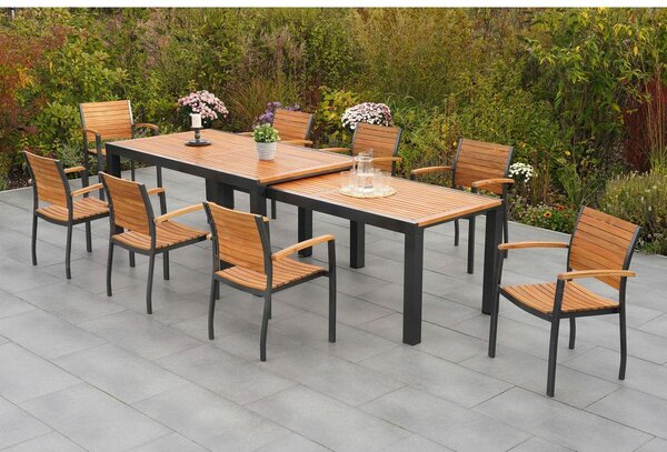 Gardenson Vrtna Miza Santorin, Raztegljiva, 180-300x100