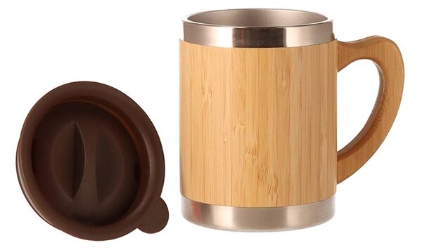 ATMOWOOD Lesena termos skodelica 300 ml