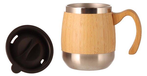 ATMOWOOD Lesena termos skodelica 450 ml