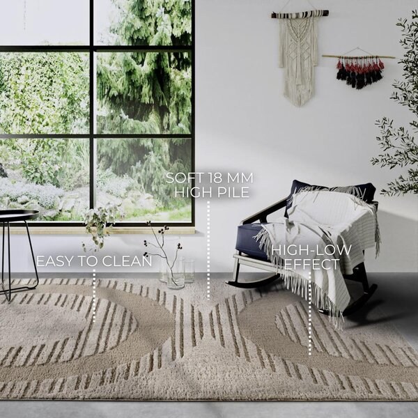 Bež preproga 80x120 cm Bartoux Beige – Elle Decoration