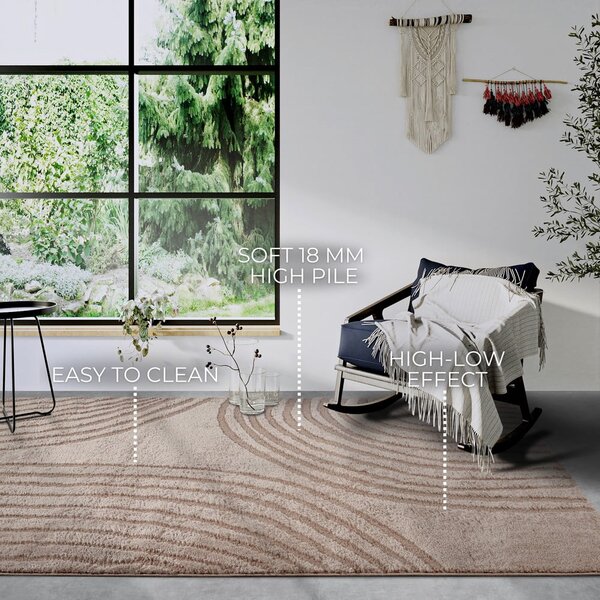 Bež preproga 200x280 cm Pigment Beige – Elle Decoration