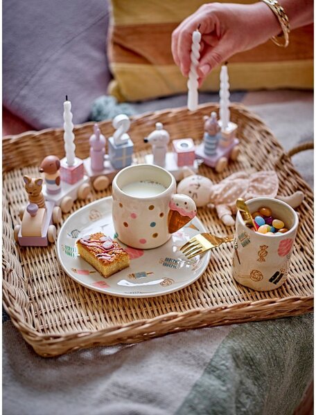 Otroški set posode iz kamenine 3 ks Sweets – Bloomingville Mini
