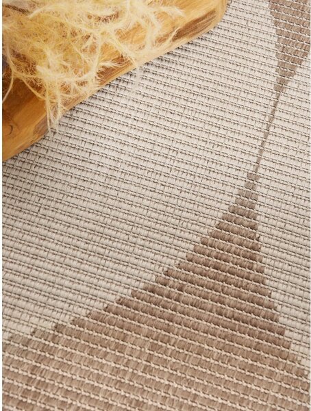 Bež-slonokoščena notranja in zunanja preproga 200x290 cm Duet Bowen – NORTHRUGS