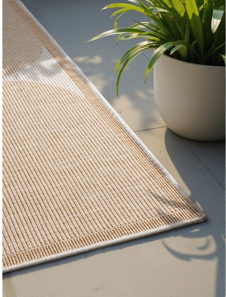 Bež-slonokoščena notranja in zunanja preproga 200x290 cm Duet Bowen – NORTHRUGS