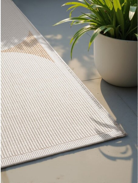 Bež-slonokoščena notranja in zunanja preproga 200x290 cm Duet Bowen – NORTHRUGS