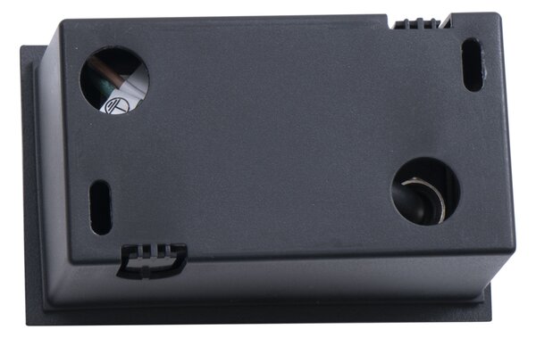 Moderna vgradna stenska svetilka črna 11,5 cm vklj. LED IP65 - Trem