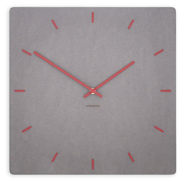 Stenska ura Luxhora Pura Square Light Grey 11 barv