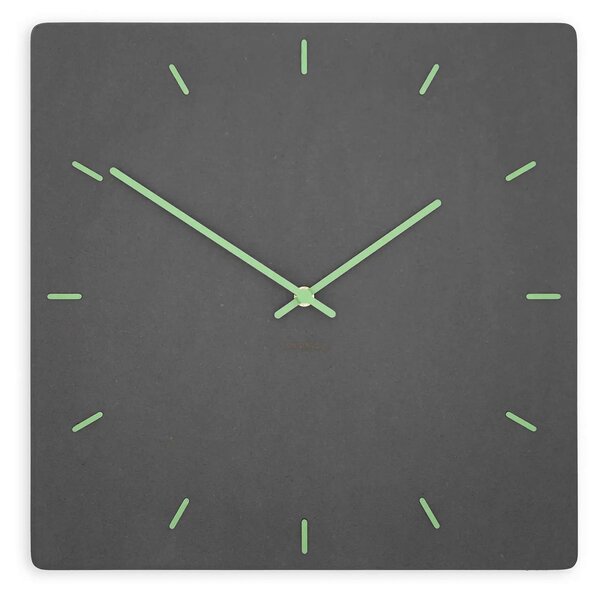 Stenska ura Luxhora Pura Square Black 11 barv