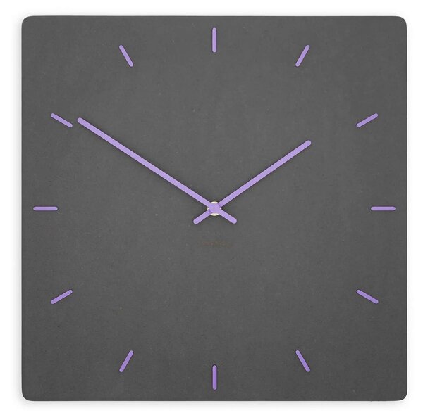 Stenska ura Luxhora Pura Square Black 11 barv