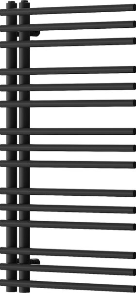 Mexen Neptun dekorativni kopalniški radiator 900 x 500 mm, 369 W, črn - W101-0900-500-00-70