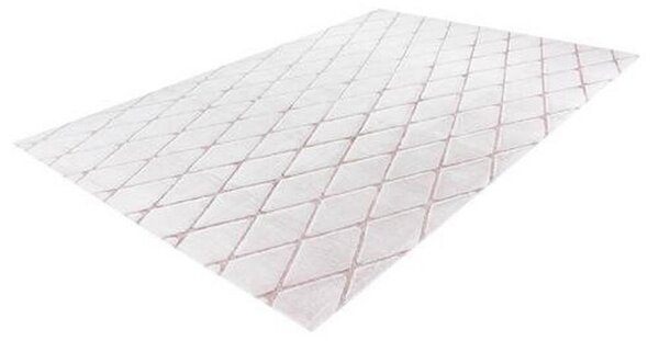 PREPROGA Z VISOKIM FLOROM 80/150 cm roza, bela
