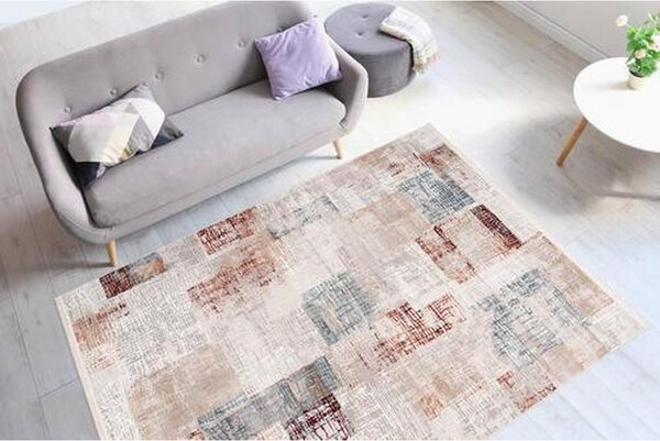 VINTAGE PREPROGA 80/150 cm siva, roza