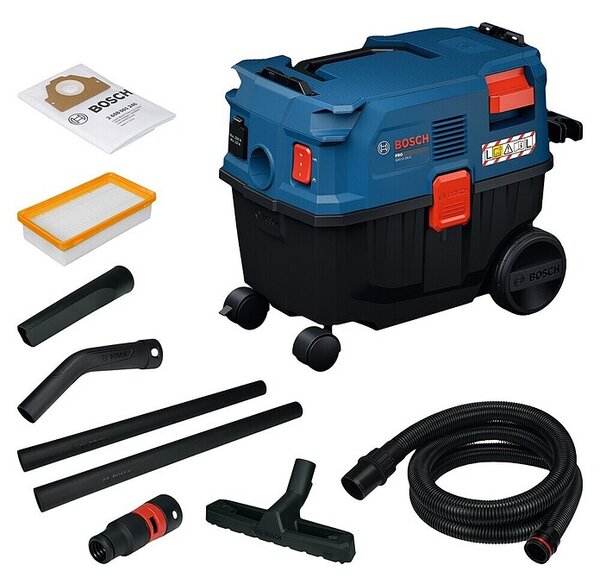 Bosch Professional Električni sesalnik za mokro in suho sesanje GAS12-25LS (1.200 W, Prostornina posode: 25 l, Polavtomatsko) productname.garantie.plu