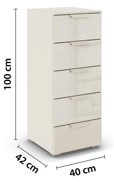 KOMODA, barve šampanjca