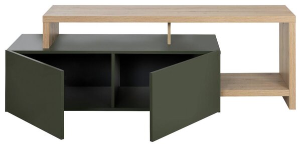 Livetastic Tv-element Craft, Zelena, Barva Hrasta