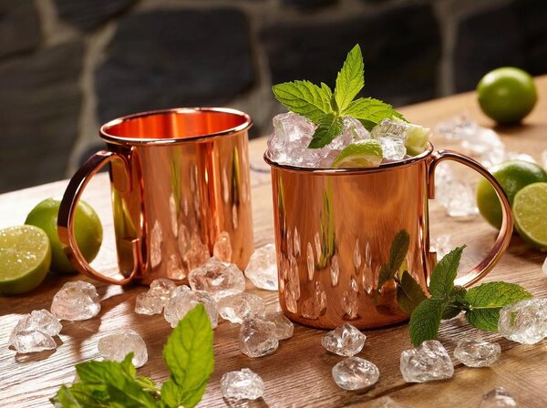 Echtwerk Set Lončkov Moscow Mule, Barva Bakra, 4 Kos