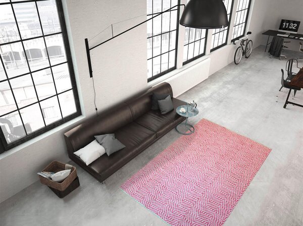 RAVNO TKANA PREPROGA Aperitif 410 Pink 80/150 cm tkano pink