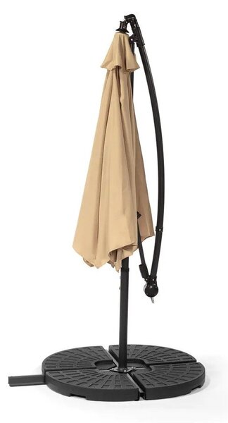 Črno stojalo za senčnik Bonami Essentials, ø 100 cm