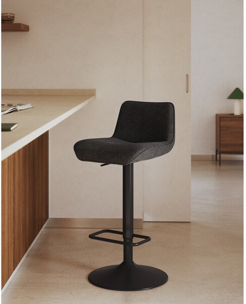 Črni barski stoli v kompletu 2 ks 103 cm Zenda – Kave Home