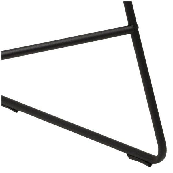 Črn barski stol (višina sedeža 76 cm) Tina – Actona