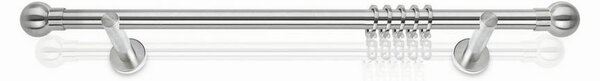 SET KARNISE 200 cm srebrne barve