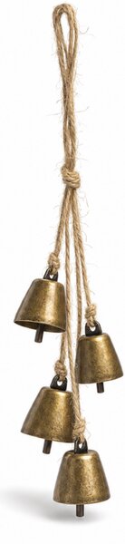 Božična viseča dekoracija GOLDEN BELLS 35 cm, zlata