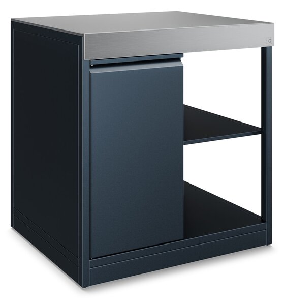 Klarstein WaldChef kuhinja na prostem | Kuhinjski kabinet | Nerjaveča delovna plošča | Vremensko odporna | 90 x 90 cm