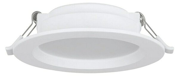 Eglo LED okrogla vgradna svetilka Idun-E (7 W, Ø x V: 11,7 x 3,1 cm, Bela, Bela, Nevtralno bela)