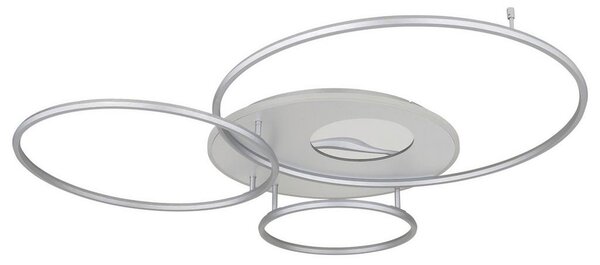 Mömax Stropna Led-svetilka Linyou, Srebrna