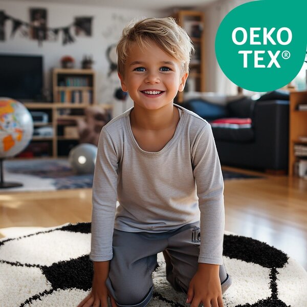 Zelena/kremno bela otroška preproga ø 100 cm Fun – Ayyildiz Carpets