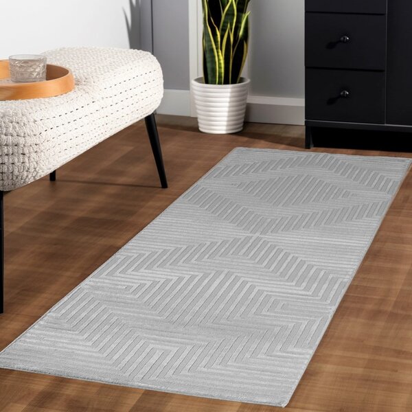 Svetlo siv tekač 80x250 cm Sahara – Ayyildiz Carpets