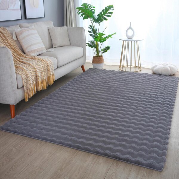 Mömax Preproga Z Visokim Florom Ambiance, Siva, 80x250cm