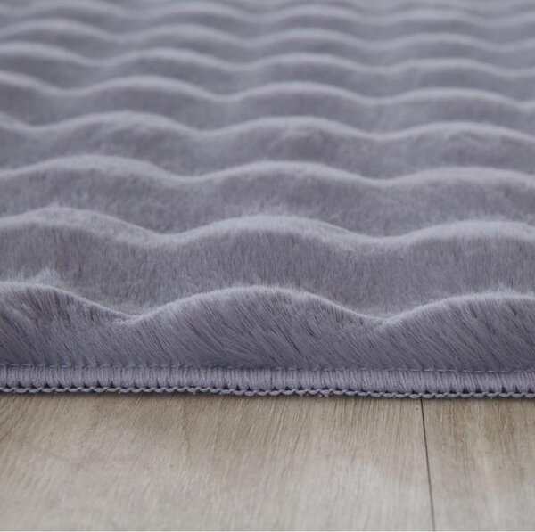 Novel Preproga Z Visokim Florom Ambiance, Siva, 160x230cm